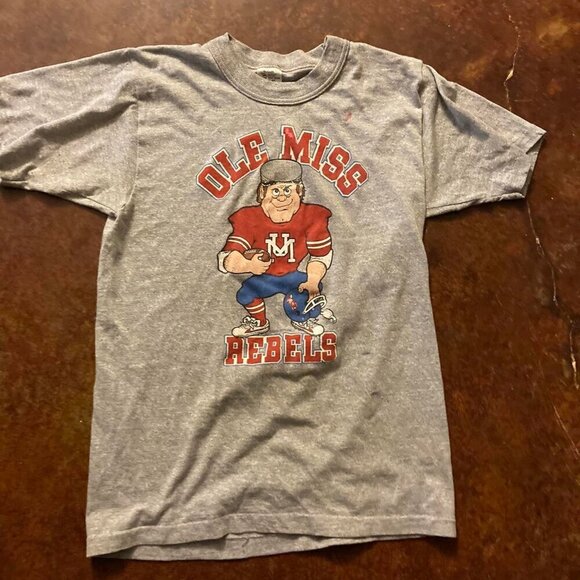 Vintage Ole Miss Rebels youth medium Tshirt - Picture 1 of 7